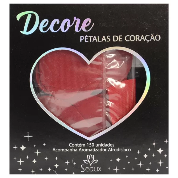 Pétalas Coração Vermelha Com Aromatizador Sedux