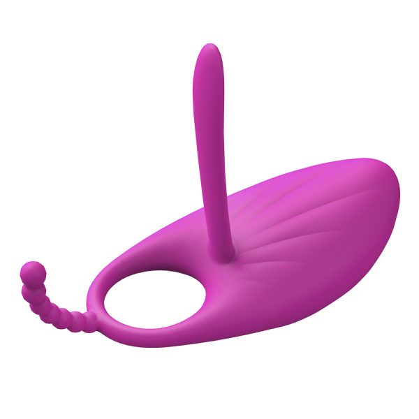 Anel Peniano com Vibrador Recarregável com 36 Vibrações e Dois Mini Plugs - Image 3