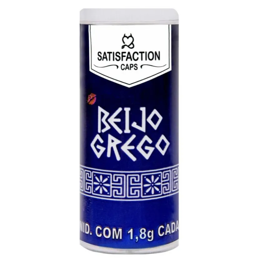 Bolinha Funcional Beijo Grego 4 Unid Satisfaction Caps